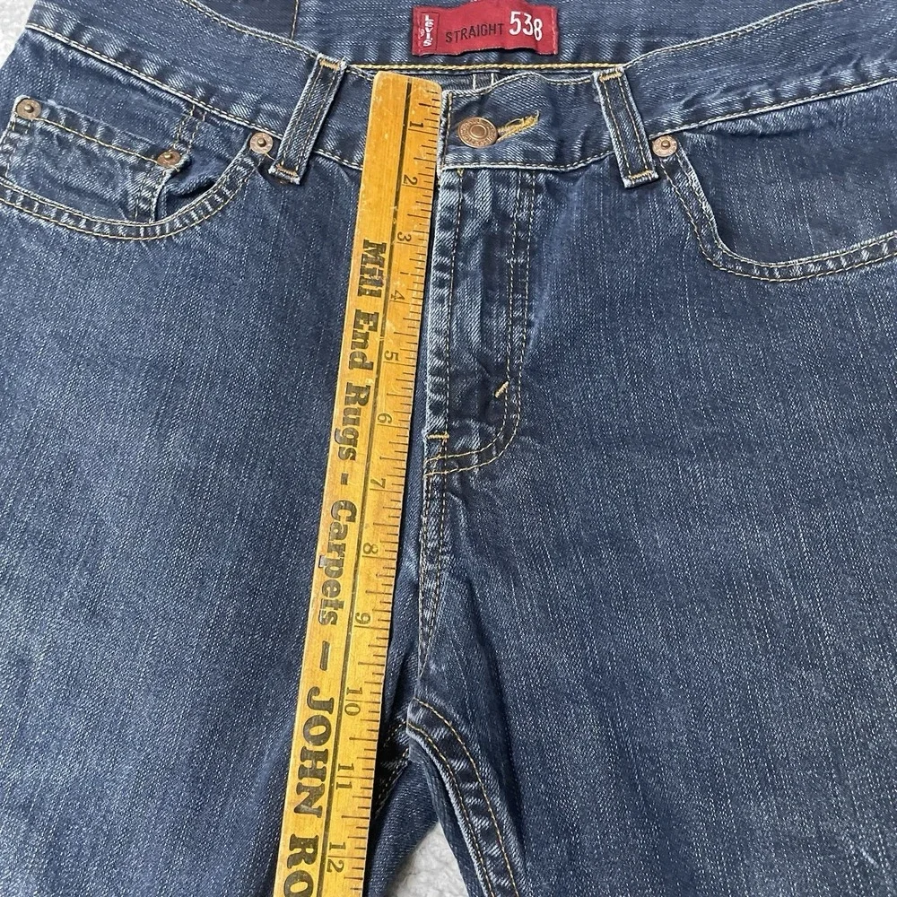 Levis 538 Straight Jeans Mens 30x32 Blue Medium Wash Denim Regular 500 Series